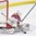 PLYMOUTH, MICHIGAN - April 3: Czech Republic's Klara Peslarova #29 watches as a shot goes goes wide of her net while a stick fly's in the air during preliminary round action at the 2017 IIHF Ice Hockey Women's World Championship. (Photo by Minas Panagiotakis/HHOF-IIHF Images)